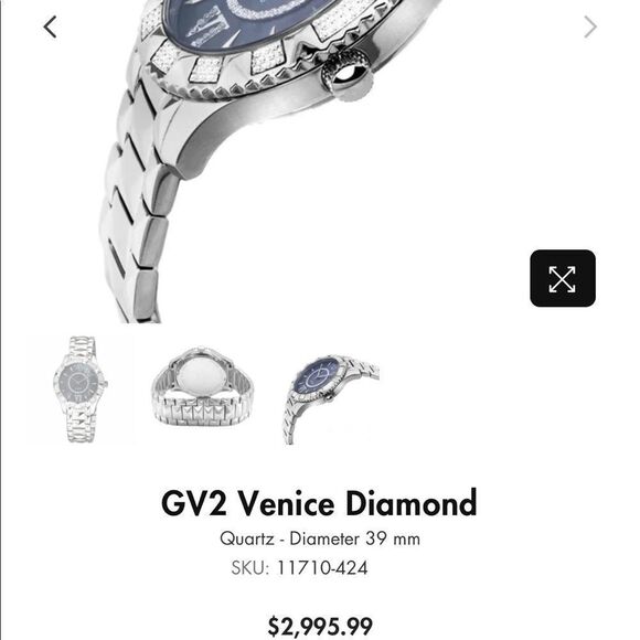 Gevril Watch - GV2 Venice Diamond - Silver - Picture 4 of 8